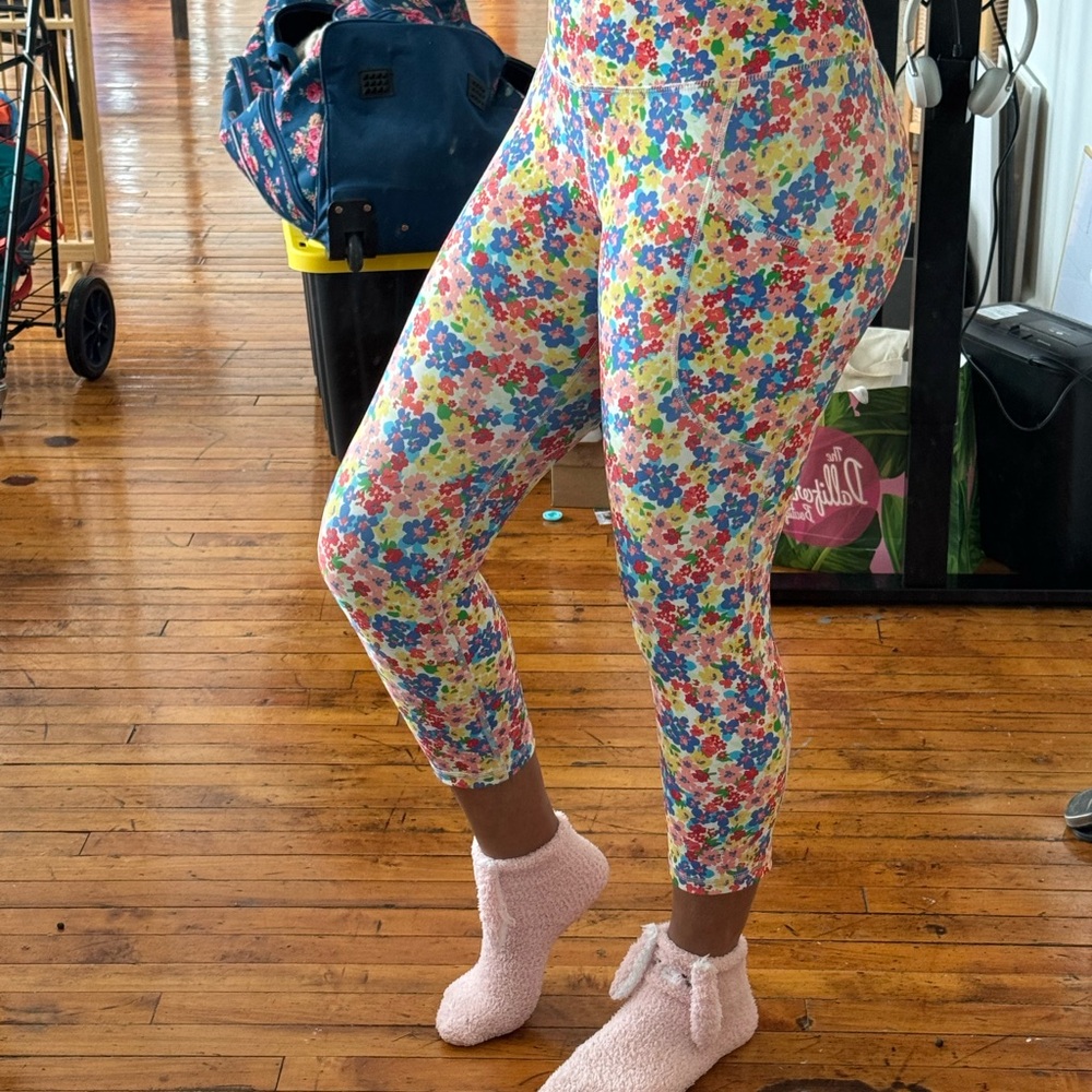 Colorful Floral Leggings